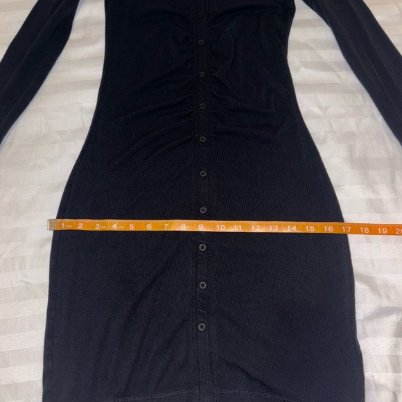 Abercrombie Ribbed Knit Shirt Dress - Tall - Picture 8 of 9